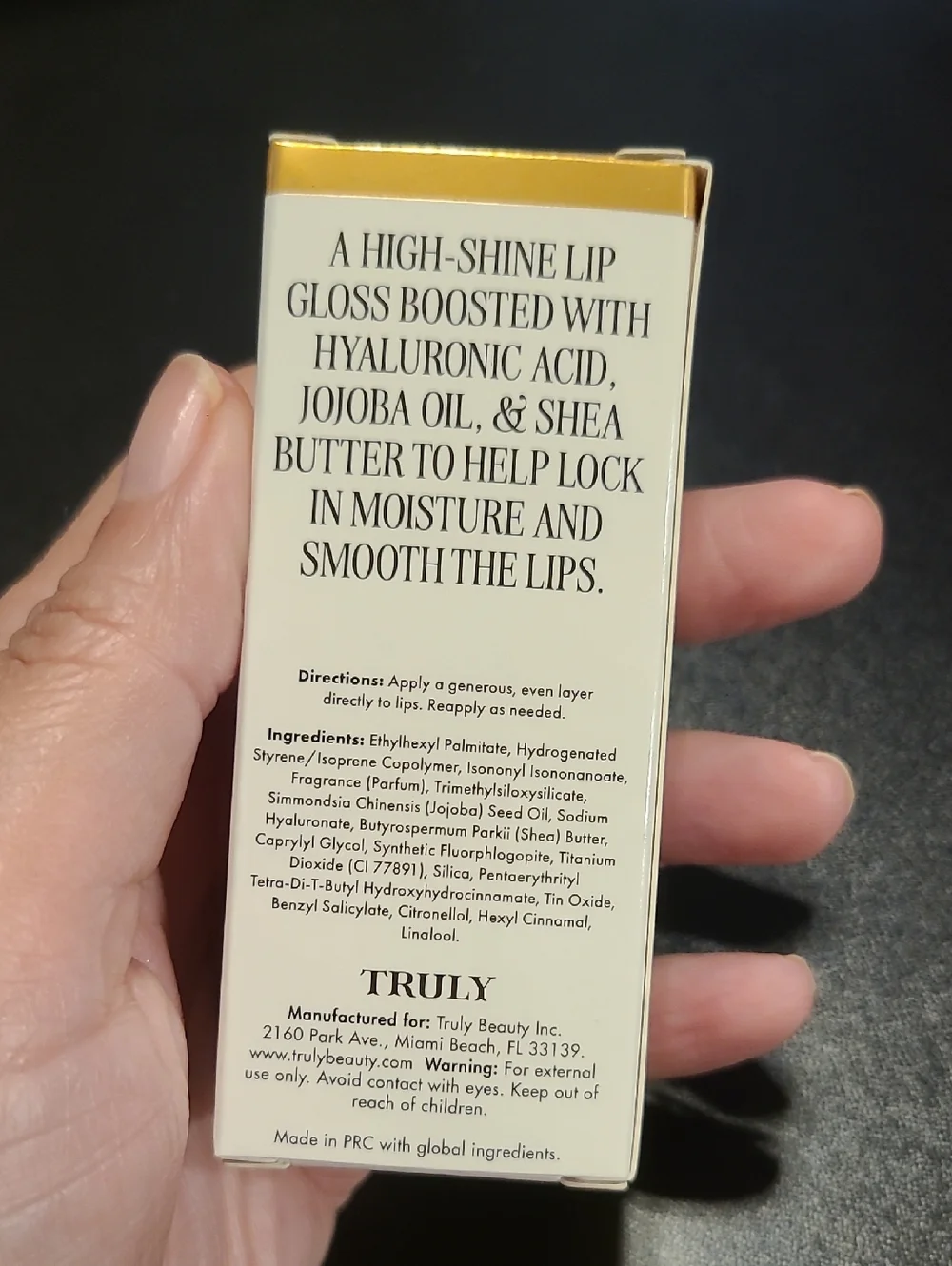 TRULY Lip Gloss - Coco cloud